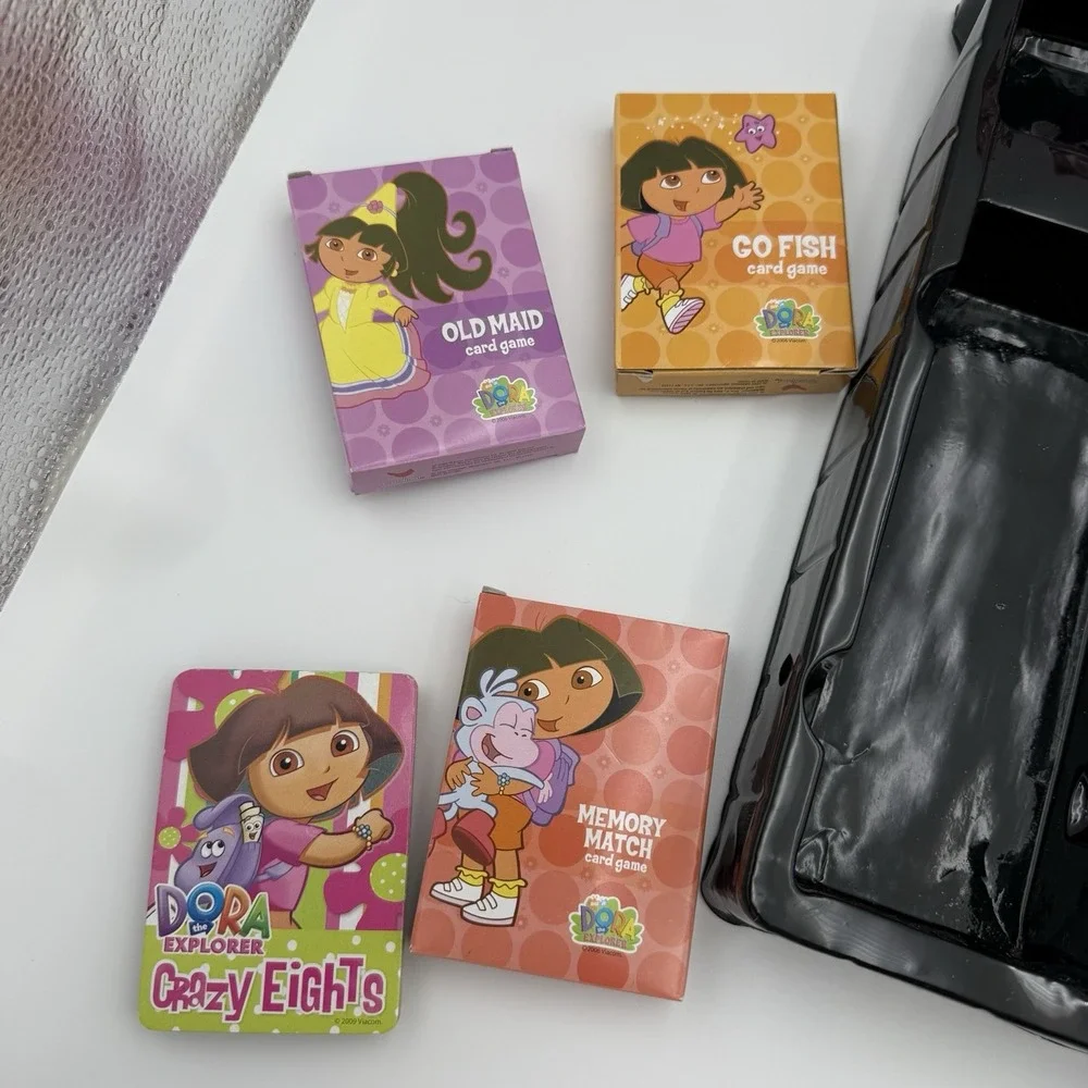 Vintage 2006 Cardinal NICK JR. Dora The Explorer‎ Game Set 10 Games Girl Gift